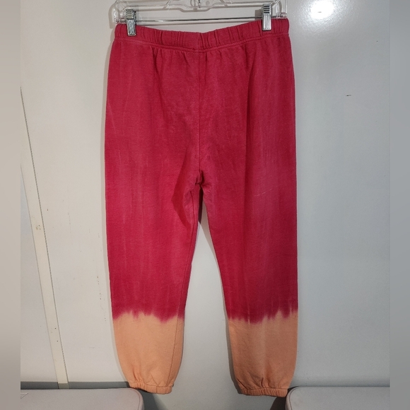 Hurley Pink and Peach Tie-Dye Sweatpants, Size Small, N̈WT - Picture 6 of 9